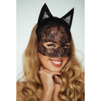 Мереживна маска "Кішка", малюнок мережива може відрізнятися від фото - Інтернет-магазин спільних покупок ToGether