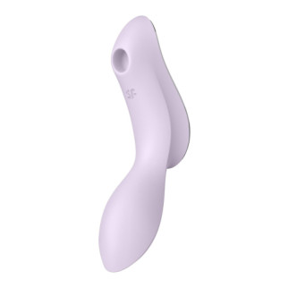 Подвійний вібратор із вакуумною стимуляцією Satisfyer Curvy Trinity 2 violet - Інтернет-магазин спільних покупок ToGether