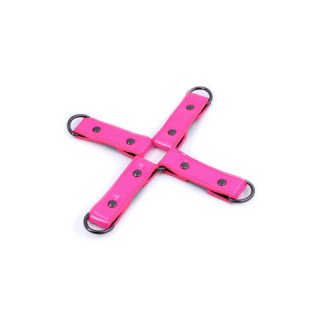 Хрестоподібна система фіксації NS Novelties Electra Hog Tie, рожевий - Інтернет-магазин спільних покупок ToGether