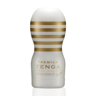 Мастурбатор Tenga Premium Original Vacuum Cup Gentle (глибоке горло) з вакуумною стимуляцією - Інтернет-магазин спільних покупок ToGether