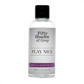 Олія для масажу Fifty Shades of Grey Play Nice Vanilla Massage Oil, 90 мл - Інтернет-магазин спільних покупок ToGether