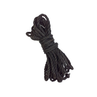 Джутова мотузка BDSM 8 метрів, 6 мм, черний колір - Інтернет-магазин спільних покупок ToGether
