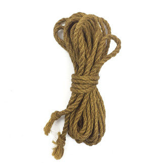 Джутова мотузка BDSM Art of Sex 8 метрів, 6 мм, колір золотий - Інтернет-магазин спільних покупок ToGether