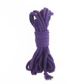 Бавовняна мотузка BDSM 8 метрів, 6 мм, колір лаванда - Інтернет-магазин спільних покупок ToGether