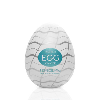 Мастурбатор-яйце Tenga Egg Wavy II з подвійним хвилястим рельєфом - Інтернет-магазин спільних покупок ToGether