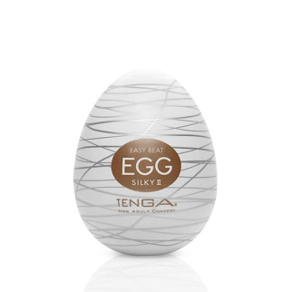 Мастурбатор-яйце Tenga Egg Silky II з рельєфом у вигляді павутини - Інтернет-магазин спільних покупок ToGether