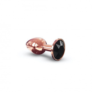 Металева анальна пробка із прикрасою у вигляді кристалу Dorcel - Diamond Plug Rose Gold S - Інтернет-магазин спільних покупок ToGether