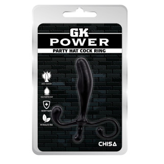 Масажер простати Chisa GK Power Party Hat Cock Ring Black - Інтернет-магазин спільних покупок ToGether