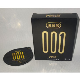 Презервативи із натурального латексу Muaisi Black 001 (ціна за пачку, 3 шт.) - Інтернет-магазин спільних покупок ToGether