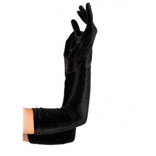 Сексуальні рукавички Stretch Velvet Opera Length Gloves від Leg Avenue, чорні O\S - Інтернет-магазин спільних покупок ToGether