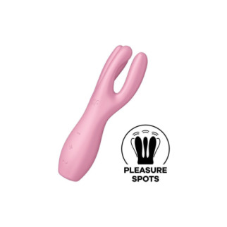 Кліторальний вібратор Satisfyer Threesome 3 Pink з трьома пальчиками - Інтернет-магазин спільних покупок ToGether