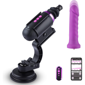 Міні секс-машина Hismith Mini Capsule Sex-Machine with Strong Suction Cup, потужна, перезаряджувана - Інтернет-магазин спільних покупок ToGether