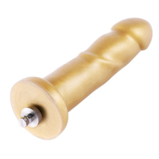 Золотий фалоімітатор Hismith 6.8″ Golden Silicone Dildo, система KlicLok - Інтернет-магазин спільних покупок ToGether