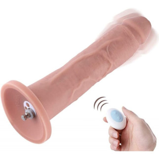 Фалоімітатор 10.2″ з вібрацією для секс-машин Hismith Silicone Dildo with Vibe, KlicLok, пульт ДК - Інтернет-магазин спільних покупок ToGether