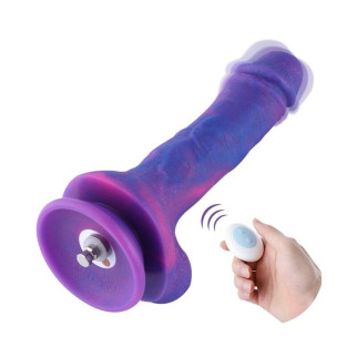 Фалоімітатор 8.2″ з вібрацією для секс-машин Hismith Purple Silicone Dildo with Vibe, KlicLok - Інтернет-магазин спільних покупок ToGether
