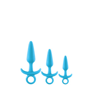 Набір анальних пробок, що світяться NS Novelties FIREFLY PRINCE KIT BLUE - Інтернет-магазин спільних покупок ToGether