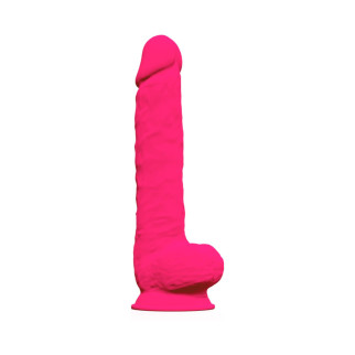 Фалоімітатор SilexD Kingston Pink (MODEL 15in), двошаровий, силікон+Silexpan, діаметр 7 см - Інтернет-магазин спільних покупок ToGether