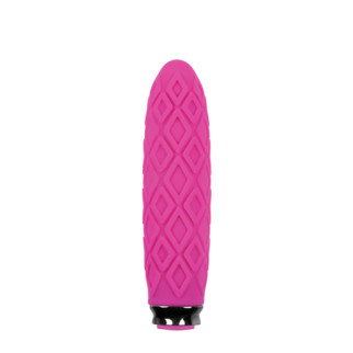 Віброкуля з ромбоподібним рельєфом NS Novelties Luxe Compact Vibe Princess Pink, рожевий - Інтернет-магазин спільних покупок ToGether