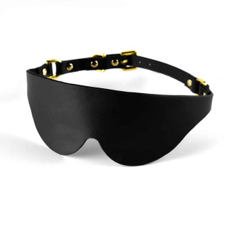 Маска на очі Blindfold UPKO з італійської шкіри, чорна - Інтернет-магазин спільних покупок ToGether