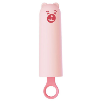 Вібратор CuteVibe Teddy Pink (Black Dildo), реалістичний вібратор під виглядом морозива - Інтернет-магазин спільних покупок ToGether