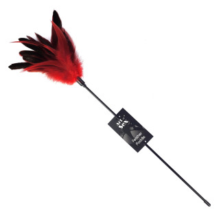 Лоскітка з пером півня Art of Sex – Feather Paddle, червона - Інтернет-магазин спільних покупок ToGether