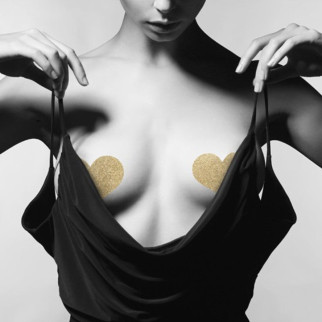 Прикраса для грудей Flash Золоте Серце, Bijoux Indiscrets - Інтернет-магазин спільних покупок ToGether