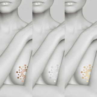 Прикраса для грудей MIMI Metallic Skin Transfer Bijoux Indiscrets - Інтернет-магазин спільних покупок ToGether