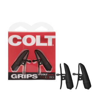 Затискачі на соски з вібрацією COLT Grips, чорні - Інтернет-магазин спільних покупок ToGether