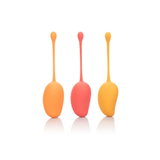 Вагінальні кульки California Exotic, оранжеві, 3 шт. - Інтернет-магазин спільних покупок ToGether
