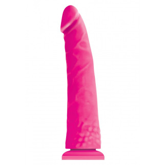 Силіконовий фалоімітатор NS Novelties Colors Pleasures Thin 8in Pink - Інтернет-магазин спільних покупок ToGether