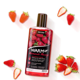 Розігріваюча їстівна масажна олія WARMup Strawberry, 150 мл - Інтернет-магазин спільних покупок ToGether