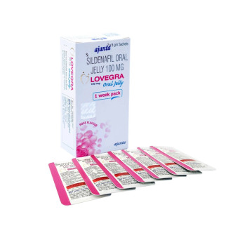 Збудливе Желе для жінок LOVEGRA Oral Jelly (ціна за упаковку, 7 пакетиків) - Інтернет-магазин спільних покупок ToGether