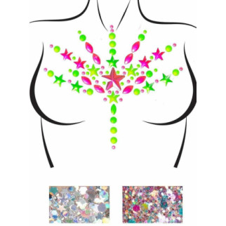 Наклейки на тіло Leg Avenue Bliss Neon Body jewels sticker O/S - Інтернет-магазин спільних покупок ToGether