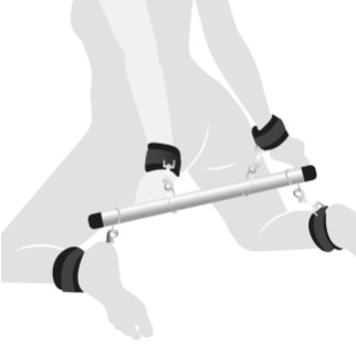 Колодка-розпірка для рук та ніг Art of Sex – Bondage Soft Touch BDSM Spreader, чорний - Інтернет-магазин спільних покупок ToGether