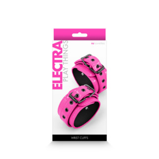 Наручники NS Novelties ELECTRA WRIST CUFFS PINK - Інтернет-магазин спільних покупок ToGether