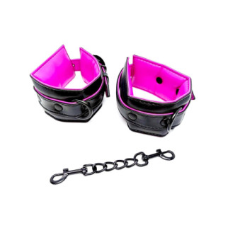 Наручники DS Fetish Handcuffs black-pink - Інтернет-магазин спільних покупок ToGether