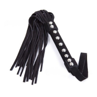 Флоггер DS Fetish Leather flogger black suede leather - Інтернет-магазин спільних покупок ToGether