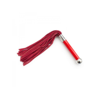 Флоггер DS Fetish Leather flogger suede red - Інтернет-магазин спільних покупок ToGether