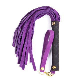 Флоггер DS Fetish Leather flogger S purple - Інтернет-магазин спільних покупок ToGether