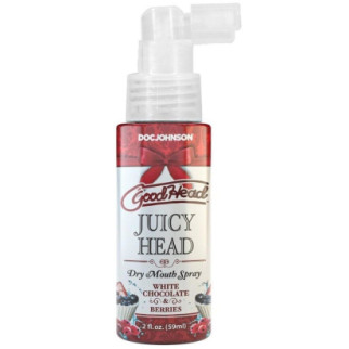 Зволожувальний спрей оральний Doc Johnson GoodHead - Juicy Head - White Chocolate and Berries 59мл - Інтернет-магазин спільних покупок ToGether