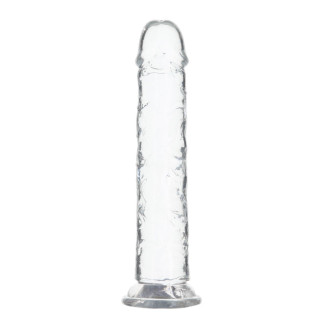 Прозорий фалоімітатор ADDICTION Vertical Dong 8″, присоска, діаметр 3,8 см, віброкуля в подарунок - Інтернет-магазин спільних покупок ToGether