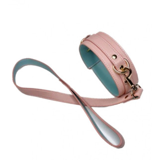 Нашийник з повідцем DS Fetish Collar with leash pink - Інтернет-магазин спільних покупок ToGether
