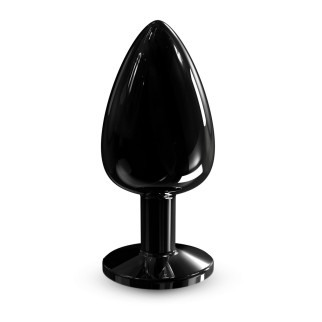 Металева анальна пробка з кристалом Dorcel Diamond Plug Black L - Інтернет-магазин спільних покупок ToGether