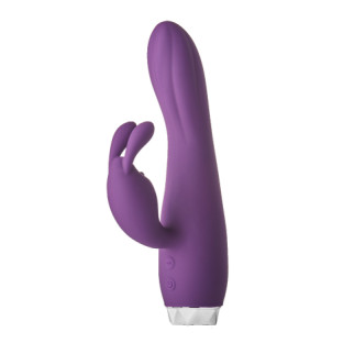 Вібратор кролик Dream Toys Flirts Rabbit, фіолетовий, 17 х 3 см - Інтернет-магазин спільних покупок ToGether