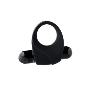 Ерекційне кільце з вібрацією Dream Toys Ramrod чорне, 8 х 3.2 см - Інтернет-магазин спільних покупок ToGether
