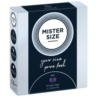 Презервативи Mister Size - pure feel - 69 (3 condoms), товщина 0,05 мм - Інтернет-магазин спільних покупок ToGether