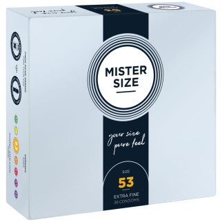 Презервативи Mister Size - pure feel - 53 (36 condoms), товщина 0,05 мм - Інтернет-магазин спільних покупок ToGether