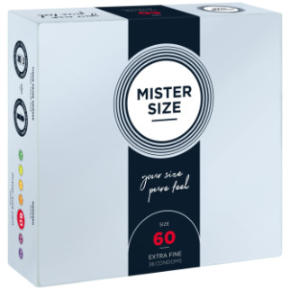 Презервативи Mister Size - pure feel - 60 (36 condoms), товщина 0,05 мм - Інтернет-магазин спільних покупок ToGether