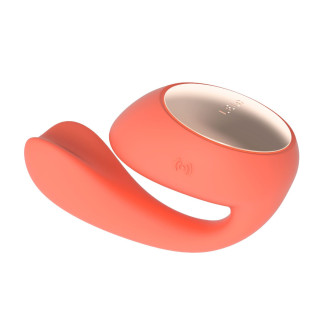 Смарт-вібратор LELO Ida Wave Coral Red, вагінально-кліторальний, технологія WaveMotion, 2 мотори - Інтернет-магазин спільних покупок ToGether