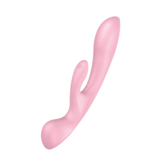 Подвійний вібратор кролик SATISFYER TRIPLE OH PINK - Інтернет-магазин спільних покупок ToGether